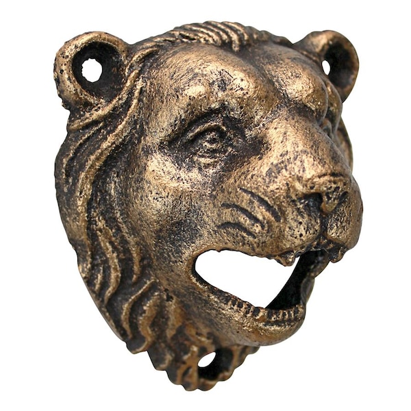 Design Toscano Growling Lion Cast Iron Bottle Opener - SP2956