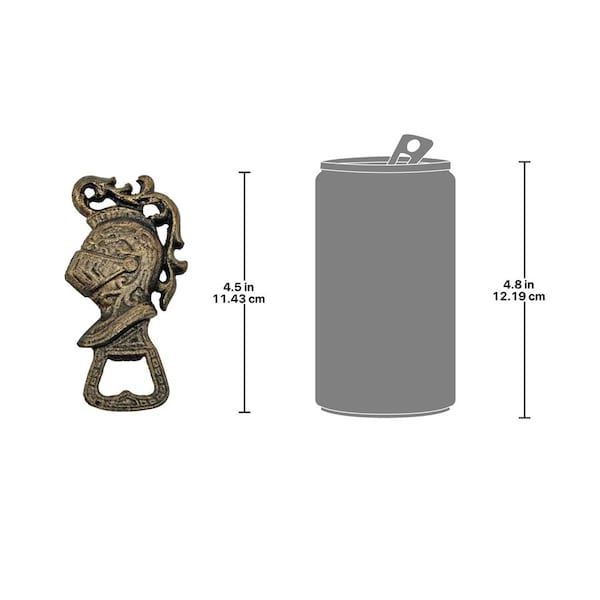 Design Toscano Medieval Knight Cast Iron Bottle Opener - SP1082
