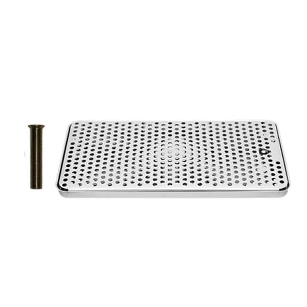 Ubc UBC DTU16SS 16 in. x 8 in. x 3-4 in. Drip Tray Surface Mount - DTU16SS