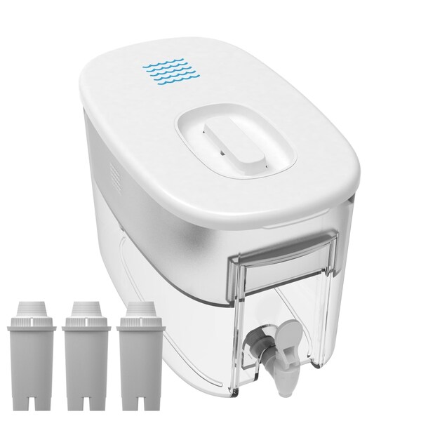Drinkpod Drinkpod 38 Cup Ultra Dispenser Alkaline Countertop Water Filter Ionizer - DPDISPENSE1XLW