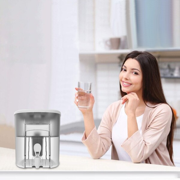 Drinkpod Drinkpod 38 Cup Ultra Dispenser Alkaline Countertop Water Filter Ionizer - DPDISPENSE1XLW