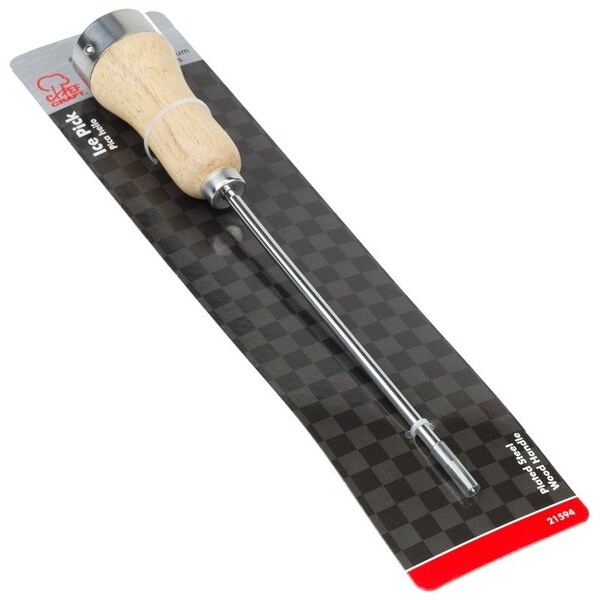 Wh Bagshaw Chef Craft 90120 Professional Ice Pick with Ice Crusher, Carbon Steel Blade, Hardwood Handle - 21594