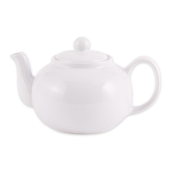 Rsvp International Stoneware Teapot, White - CHAI-W