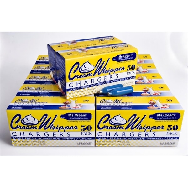 Leland Leland Ms Cream 8g N20 Cream Whipper Chargers Two 50 Packs - 1350-2