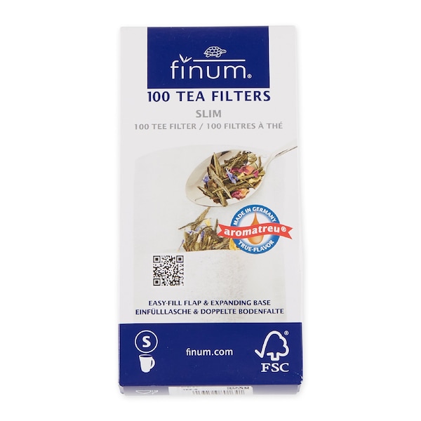 Rsvp International Finum Flip Tea Filters For Cups - 100Ct - TEE-S