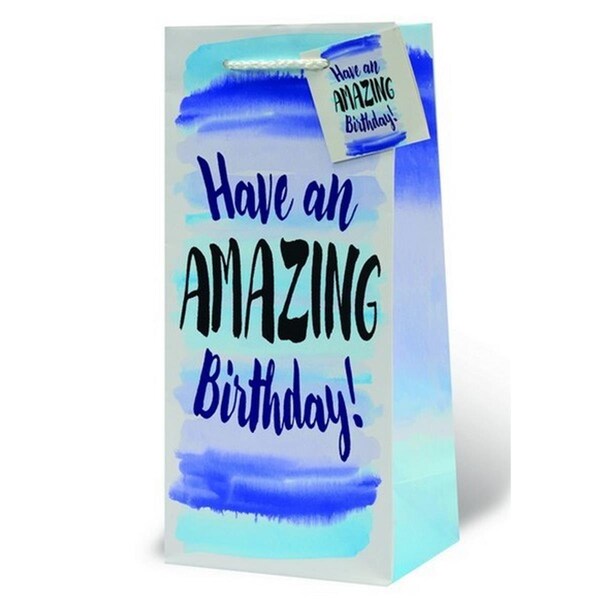 Wrap-Art Amazing Birthday Wine Bottle Gift Bag - 17989