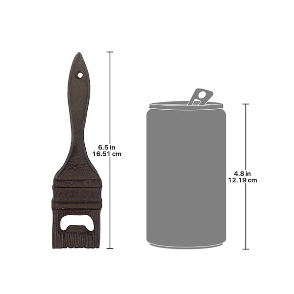 Design Toscano Paint the Town Red Paint Brush Cast Iron Bottle Opener - QH17814