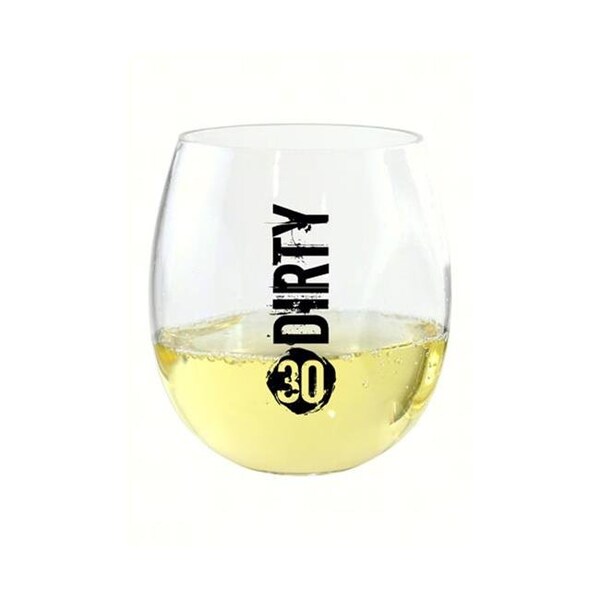 Zees Creations Zees Creations ED1001-A3 Thirty Dirty EverDrinkware Wine Tumbler - ED1001-A3
