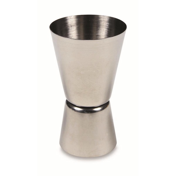 Wrap-Art 0.75-1.5 oz Stainless Steel Double Jigger - 26670