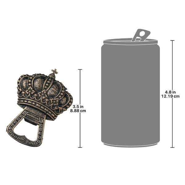 Design Toscano The King's Crown Cast Iron Bottle Opener - SP1081