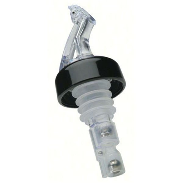 Precision Pours Collar Fliptop 3 Ball Spout 1 oz. Clear Pour - POUR100CLCF