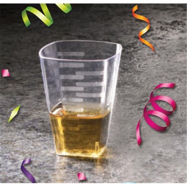 Emi Yoshi EMI Yoshi EMI-SSG2C 2 Oz Square Shot Glass- Clear- Pack of 288 - EMI-SSG2C