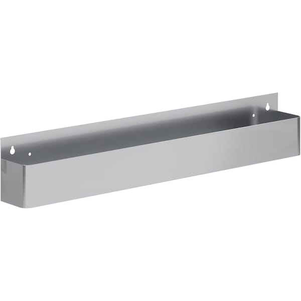 Amgood 36 in. Single Tier Stainless Steel Speed Rail Rack for Commercial Bars - SR-36-Z