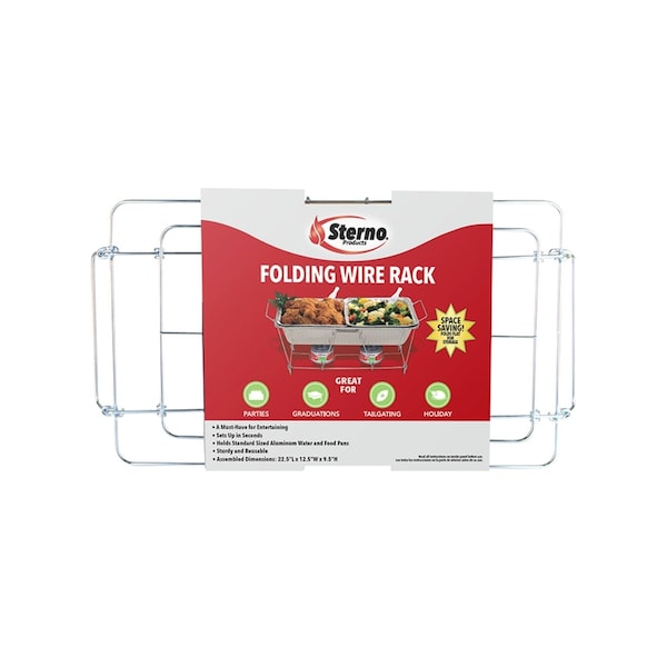 Sterno Sterno Silver Wire Chafing Dish Rack 1.50 in. H X 12.13 in. W X 22.75 in. L 1 pk - 70144