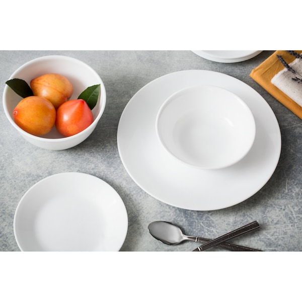 Corelle Corelle White Glass Winter Frost White Dinner Plate 10-1/4 in. D 1 pk - 6003893