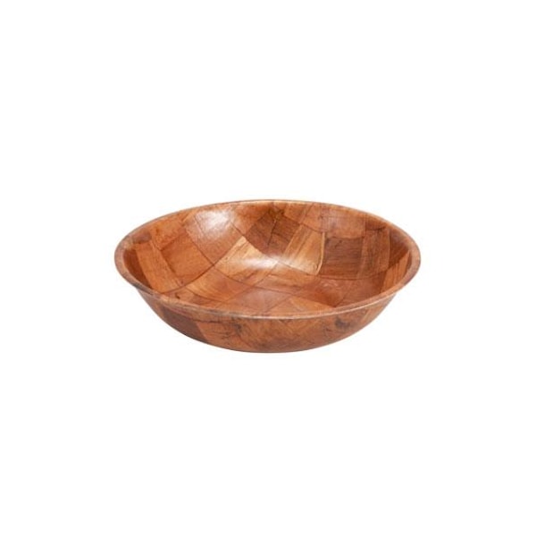 Winco 10 in Woven Wood Salad Bowl - WWB-10