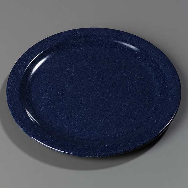 Carlisle Foodservice Dinner Plate, 10-1/4", Melamine Cafe Blue PK48 - 4350035