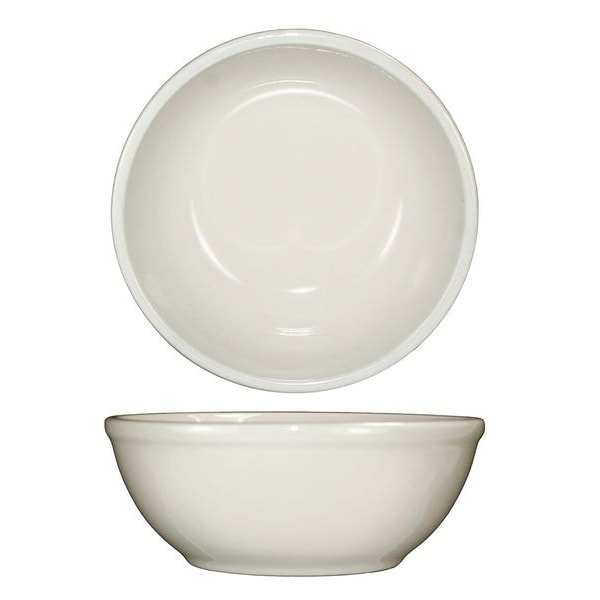 Iti Nappie Bowl, 10 oz., Ceramic American White PK36 - RO-24