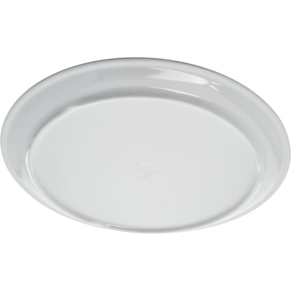 Carlisle Foodservice Melamine Dinner Plate, 10", Wht, PK48 - 4380102