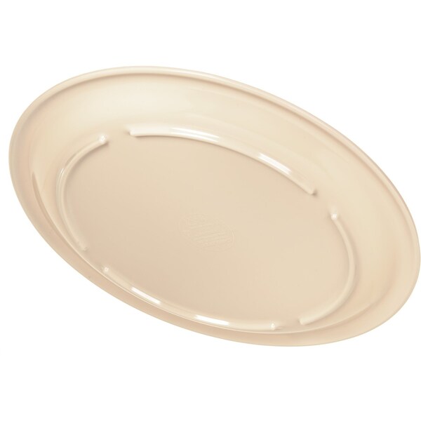 Carlisle Foodservice Melamine Dinner Plate, 10", Tan, PK48 - KL11625