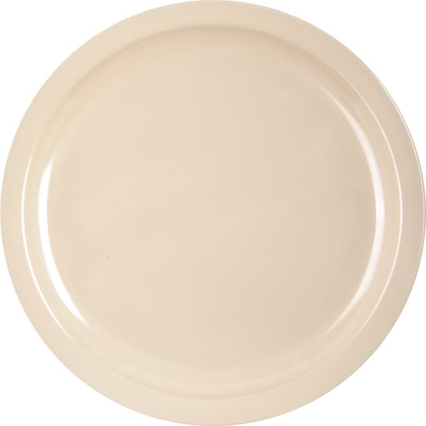 Carlisle Foodservice Melamine Dinner Plate, 10", Tan, PK48 - KL11625