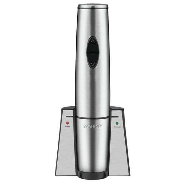 Waring Pro Rechargeable Wine Bottle Opener, Stainless Steel - WWO120