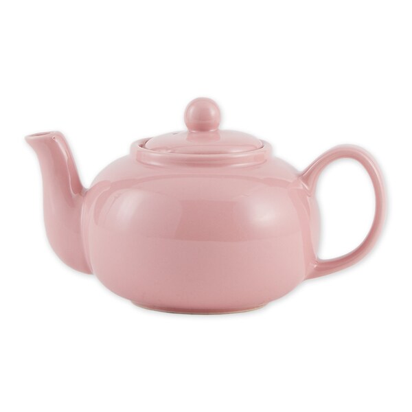 Rsvp International 16oz Stoneware Teapot, Pink - CHAI-16PK