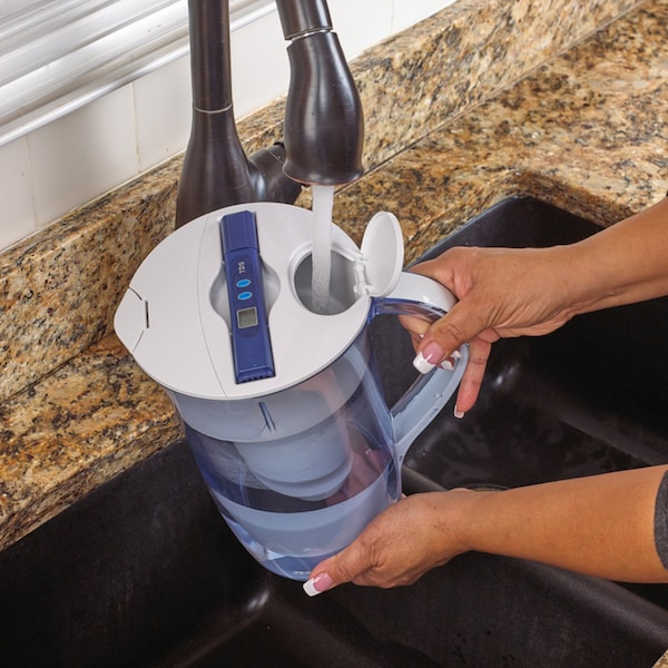 Zerowater ZeroWater 10 cups Blue Water Filtration Pitcher - ZR-0810-4N