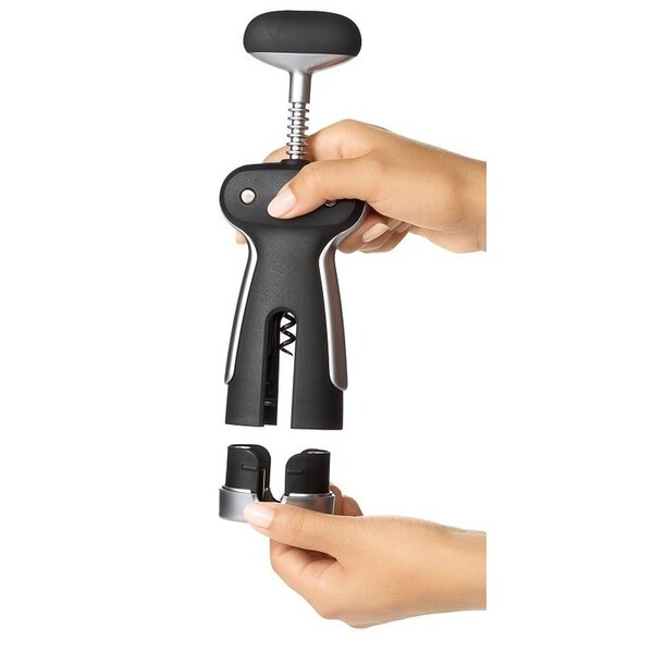 Oxo International Good Grips Corkscrew with Removable Foil Cutter, Steel - 3113400