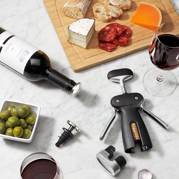 Oxo International Good Grips Corkscrew with Removable Foil Cutter, Steel - 3113400