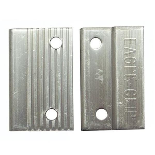 Eagle Aluminium Eagle EM7389 2 2 in. Z Clip Hanger with Holes - Aluminum - EM7389 2