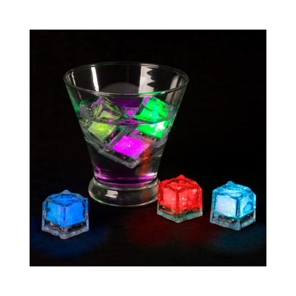 Hastings Home Hastings Home Color Change LED Cube Water Lights - 127386RNV