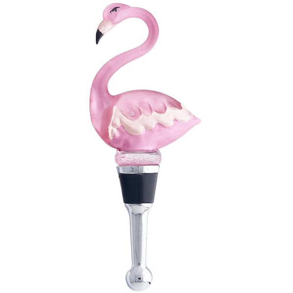 Ls Arts LS Arts Bottle Stopper - Flamingo Resin - 5 in. - BS-497