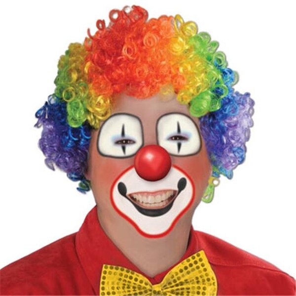 Goldengifts Rainbow Clown Wig; Pack Of 12 - GO122453