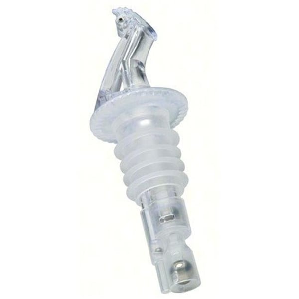 Precision Pours Precision Pours POUR112CLF Fliptop 3 Ball Spout 1.5 oz Clear Pour - POUR112CLF