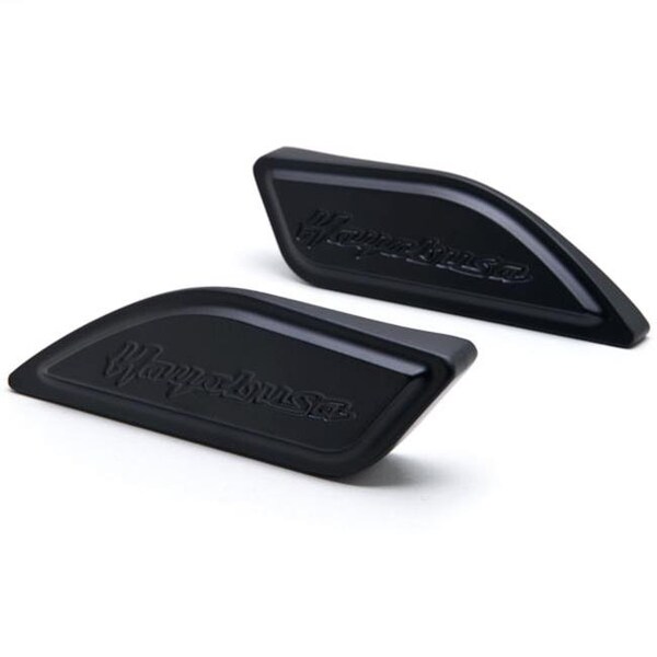 Krator Krator NP017-B Gas Tank Pad Side Cover Cap for Suzuki Hayabusa Logo GSX1300R 1999-2014; Black - NP017-B