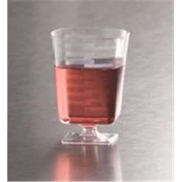 Emi Yoshi EMI Yoshi EMI-SPWG2 Squares Pedestal Wine Glass 2 oz - Clear - EMI-SPWG2