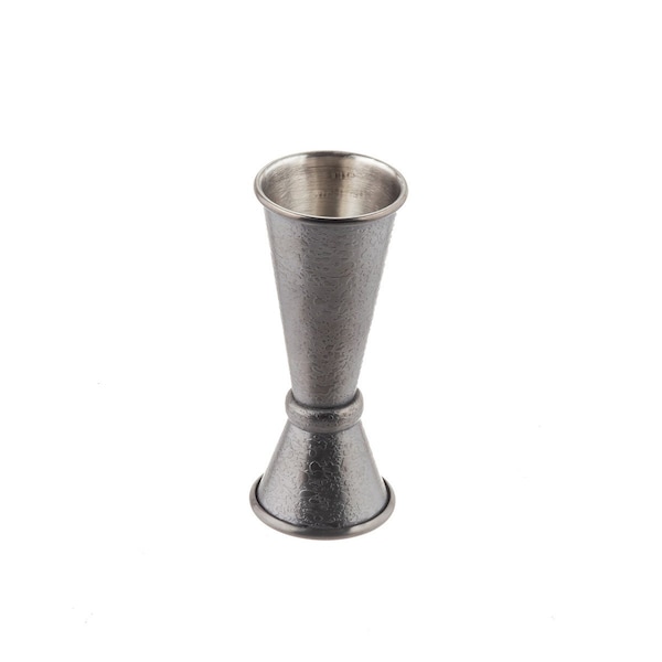 Tablecraft Japanese Jigger, 0.5 oz/1 oz, Black Finish - 10560