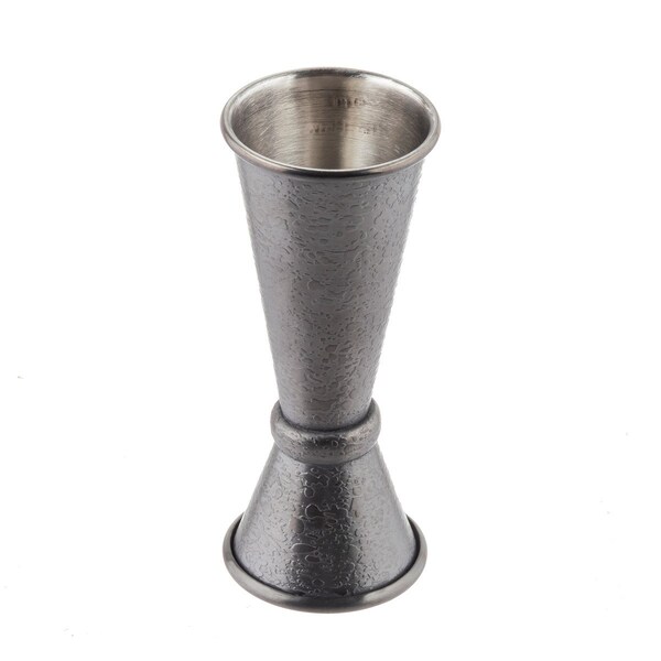 Tablecraft Japanese Jigger, 1 oz/1.5 oz, Black Finish - 10561