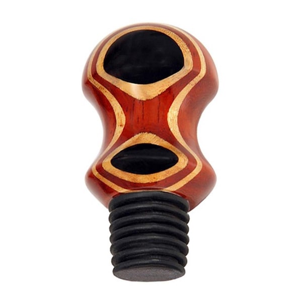 Topchef Ebony Eye Round Top All Wood Wine Bottle Stopper - TO925999