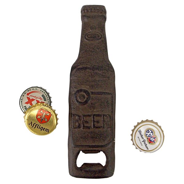 Design Toscano A Cold Bottle of Beer Cast Iron Bottle Opener - QH17813