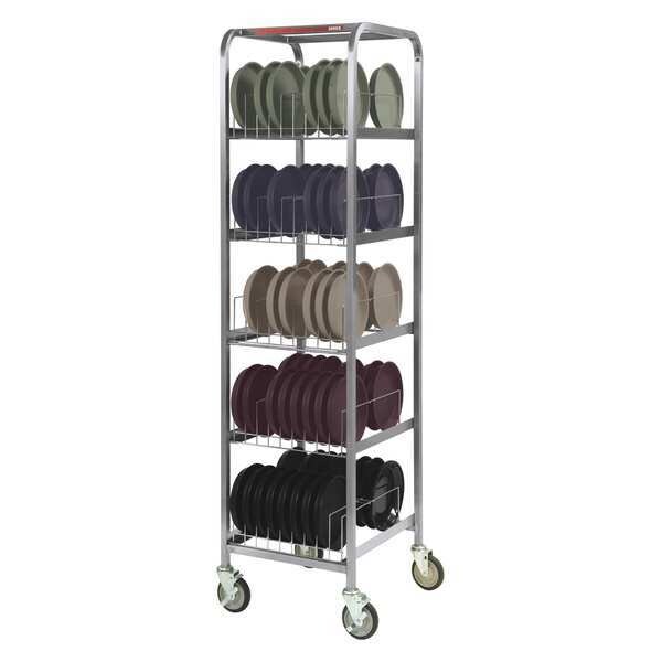 Dinex Drying and Storage Cart, 40 lb. 5 Shelves - DX1173X100