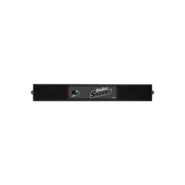 Fanmats FanMats Drink Mat, NHL - San Jose Sharks, 3-1/4 x 24 x 1 - 14067