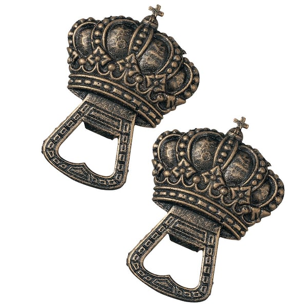 Design Toscano The King's Crown Cast Iron Bottle Opener, PK 2 - SP991081
