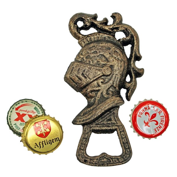 Design Toscano Medieval Knight Cast Iron Bottle Opener, PK 2 - SP91082
