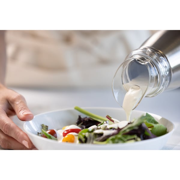 Service Ideas VersaVac Bottle, Stainless Vacuum, Small Lid, 0.7 Liter, Brushed - VV07SSSM