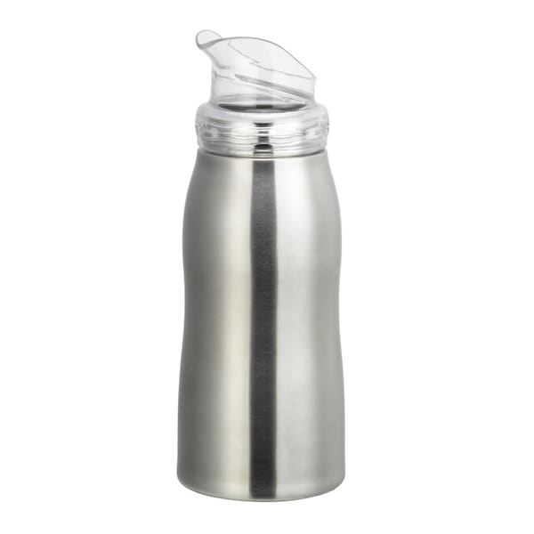 Service Ideas VersaVac Bottle, Stainless Vacuum, Small Lid, 0.7 Liter, Brushed - VV07SSSM