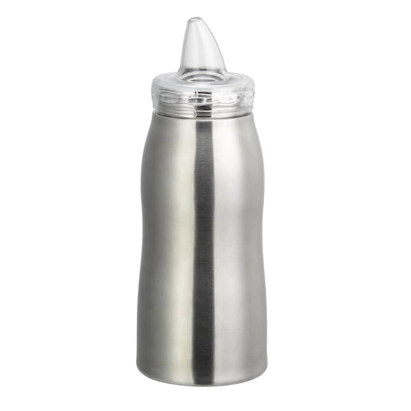 Service Ideas VersaVac Bottle, Stainless Vacuum, Cruet Lid, 0.7 Liter, Brushed - VV07SSCR