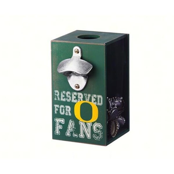 Evergreen Enterprises Evergreen Enterprises EG8BC986A Oregon Ducks Bottle Opener Cap Caddy - EG8BC986A