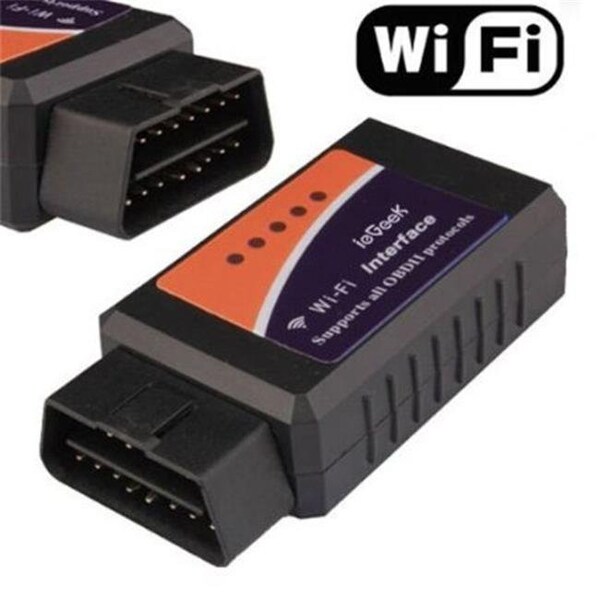 Ikkegol IKKEGOL 10077 WIFI Wireless Auto Scanner Adapter Reader Scan Tool for iPhone iPad iPod iOS PC - 10077